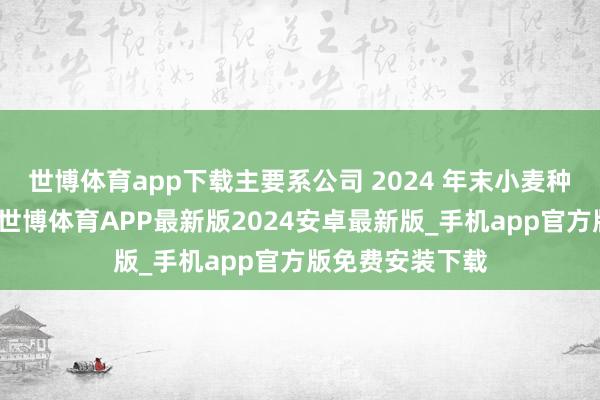 世博体育app下载主要系公司 2024 年末小麦种子粮库存较多-世博体育APP最新版2024安卓最新版_手机app官方版免费安装下载