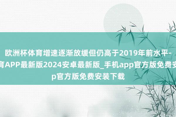 欧洲杯体育增速逐渐放缓但仍高于2019年前水平-世博体育APP最新版2024安卓最新版_手机app官方版免费安装下载