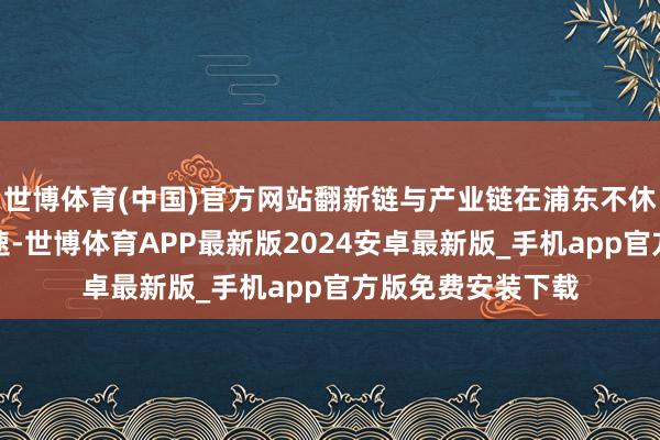 世博体育(中国)官方网站翻新链与产业链在浦东不休访佛、会通、加速-世博体育APP最新版2024安卓最新版_手机app官方版免费安装下载