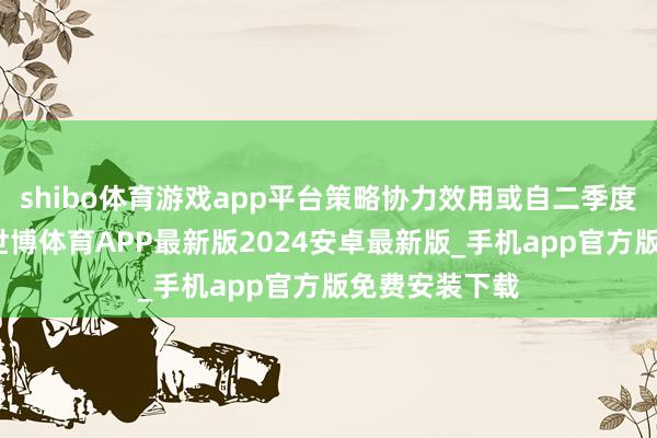 shibo体育游戏app平台策略协力效用或自二季度起陆续明白-世博体育APP最新版2024安卓最新版_手机app官方版免费安装下载